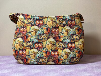 Owl Purse, Fall purse, cross body bag, autumn bag, gifts for her, shoulder bag, fall wardrobe, handmade,cross body bag, Active - image4